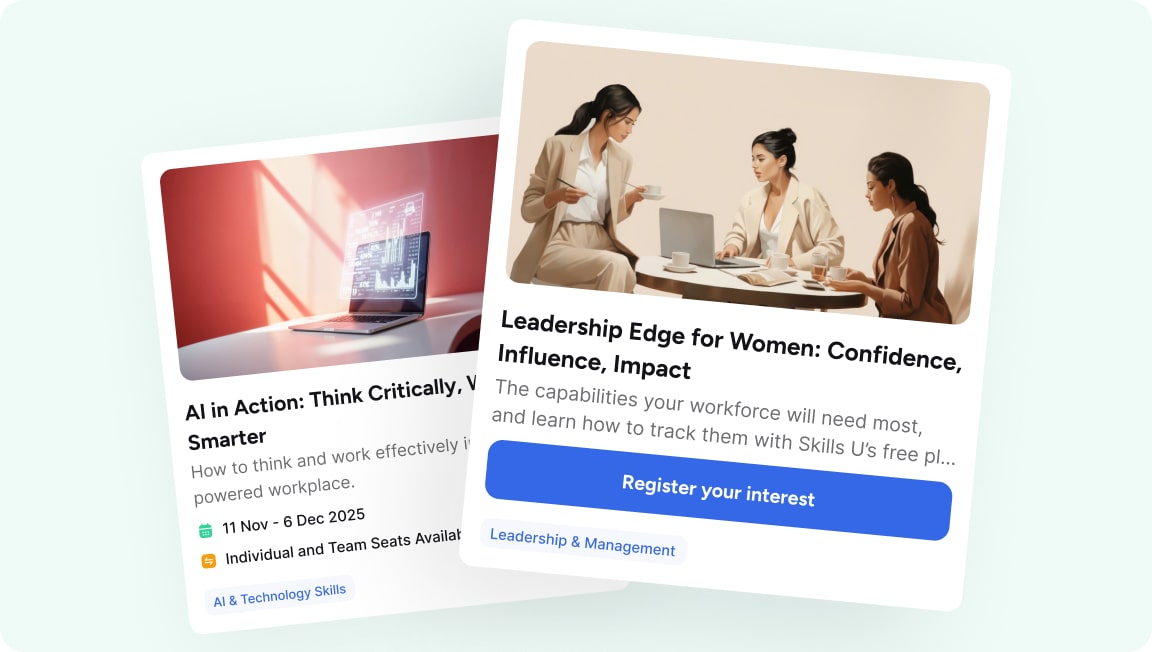 Courses & Training example